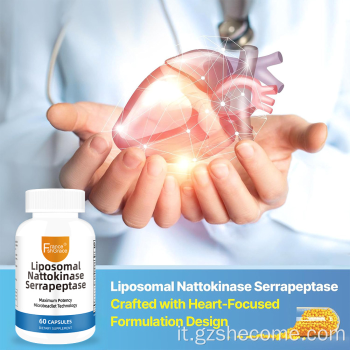 Shecome Nattokinase Capsule Salute circolatoria